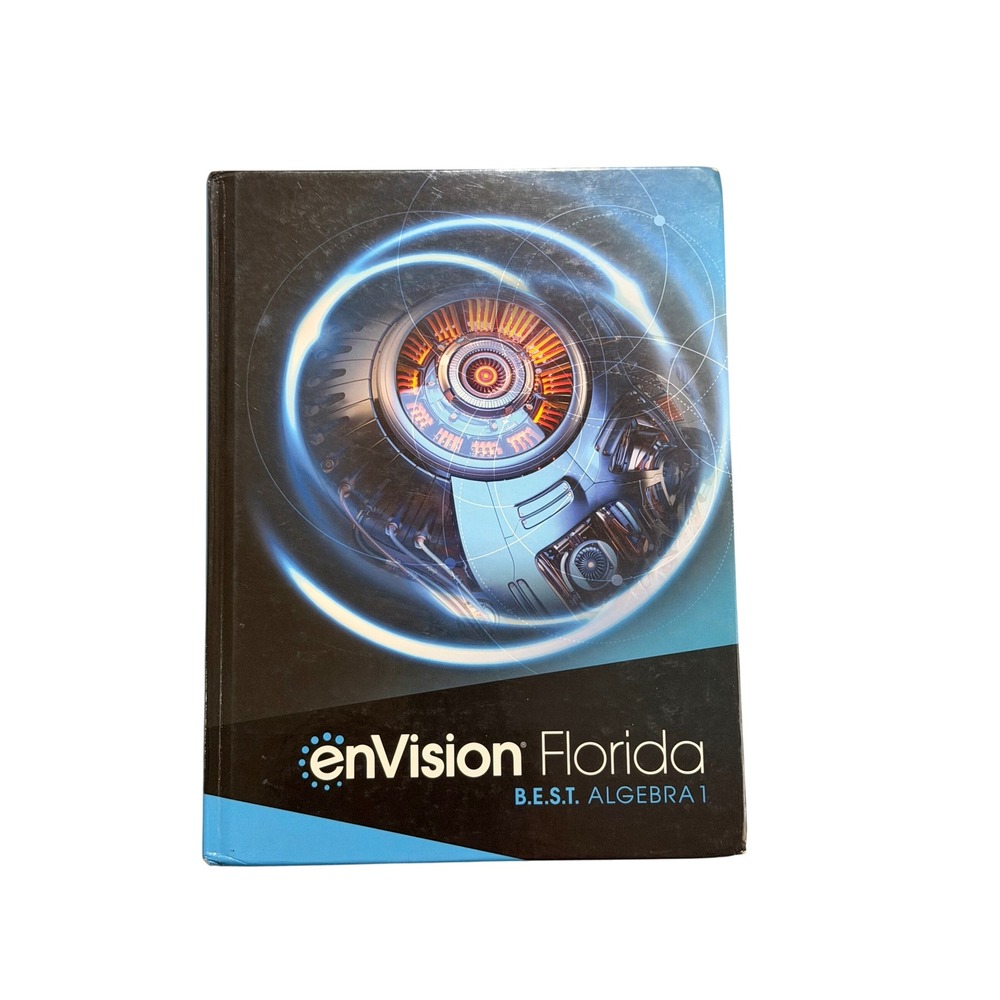 Savvas enVision Florida B.E.S.T. Algebra 1 Textbook Student Edition Blue Good